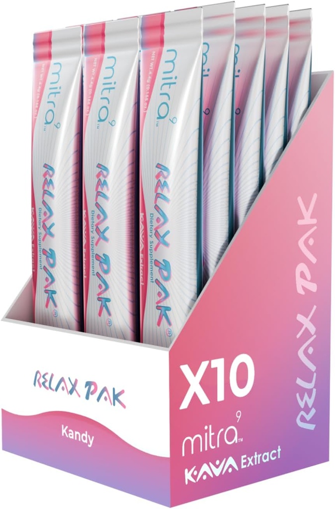 Mitra9 Kava Powder RelaxPak - Kandy Kava Extract Powder Packets 