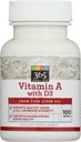365 από Whole Foods Market, Βιταμίνη Α με D3, 100 ct