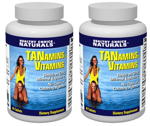 Tanamins Tanning Vitamin-Get a Darker Tan Natural (2 şişe/120 Kont)