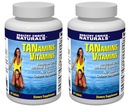 Ταναμίνες Tanning Βιταμίνη-Get a Darker Tan Φυσικά (2 μπουκάλια/120)