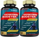 Erkekler için 60caps testosteron Supplements ATM, 10000 mg için Eşdeğer - Doğal Stamina, Endurance & Strength Supplement - Kas Building growth, improve Performance, Energy
