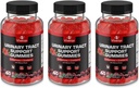 Potent Cranberry Gummies 1500mg with D Mannose - Urinary Tract Health for Women & Men, Urinary Flush & Bladder Fast-Acting Support Supplements with Hibiscus Powder, 180 Count