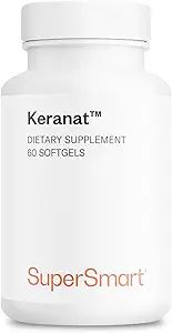 Supersmart - Keranat ( Biotin ile İleri Formula) - Cilt ve Büyüme için Saç Eksi - Saç Kayıp Vitaminleri | Non-GMO & Gluten Free - 60 Softgels