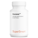 Supersmart - Keranat ( Biotin ile İleri Formula) - Cilt ve Büyüme için Saç Eksi - Saç Kayıp Vitaminleri | Non-GMO & Gluten Free - 60 Softgels