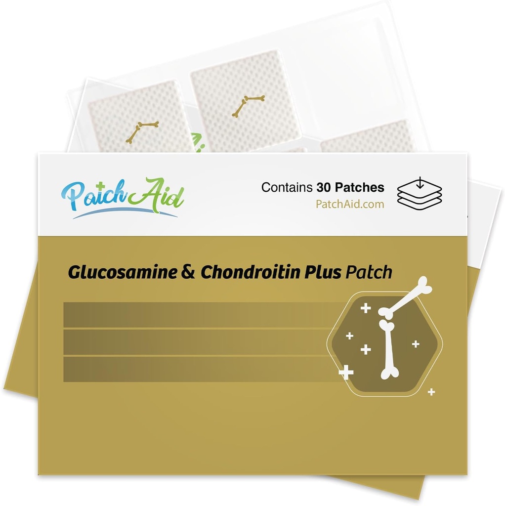 PatchAid Glucosamine ve Chondroitin Topical Patch 30-Day Supply