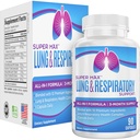 3-Month Lung & Respiratory Support (All-in-1) Supplement Kompleks Mevsimlik Formula | 10 Aktif Malzemeler | Doğal Günlük Lung Nutrients | Respiratory Health Supplements | 90-Day Supply | 90 Capsules