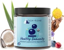 kin+kind Dog Supplement Powder - Συμπλήρωμα για σκύλους & γάτες για υγιή ανοσία - Υποστήριξη της ουροδόχου κύστης - Φυσική Φόρμουλα με βιολογικό βατόμουρο, βατόμουρο και καρύδα - Made in USA - 4 oz (Medium)