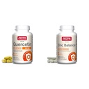 Jarrow Formulas Quercetin 500 mg-Bioflavonoid-Quercetin Dietary Supplement-200 Servings -Supports Healthy Cellular Function & Zinc Balance 15 mg-100 Servings -Includes Copper-Essential Mineral