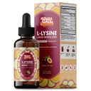 L-Lysine Supplement Liquid Drops | L-Lysine 1000 mg Tincture with Vitamin A, C, and B12 for Yetişkinler & Çocuklar | Immune Support, Skin & Lips Health, Collagen Synthesis | Non-GMO, Vegan, 2 Fl Oz (60 ML)