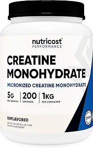 Nutricost Kretine Monohidrat Mikronized Toz (1 KG) - Kretine Monohidrat