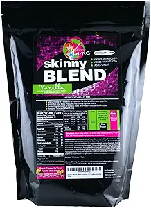 Skinny pla – Kadınlar için Yüksek Protein Shake – Low Carb, Keto Friendly Meal Real Real Rei – Satisfies Açlık ve Güçleri – Kremy Vanilla – 30 Shakes