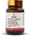 Bee and You Royal Jelly with Ginseng Tablet, Propolis Extract, 60ct, 100% Natural Superfood, Ultra Pure, ανοσοποιητικό συμπλήρωμα υποστήριξης, Αντιοξειδωτικά, Κέτο, Παλαιό, Χωρίς γλουτένη