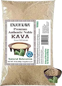 FIJI'S #1 AAA Grade Waka Kava Root Toz - 1 LB | 100% Noble Kava Toz | Made from Pure Fijian Kava Roots | Fiji'sKava.com