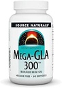 Source Naturals Mega-GLA 300 - Borage Seed Oil Bu Hexane-Free - 30 Softgels