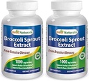 Hizmet başına en iyi Naturals Broccoli Sprout Extract 1000 mg - 120 Capsules (Pack of 2)