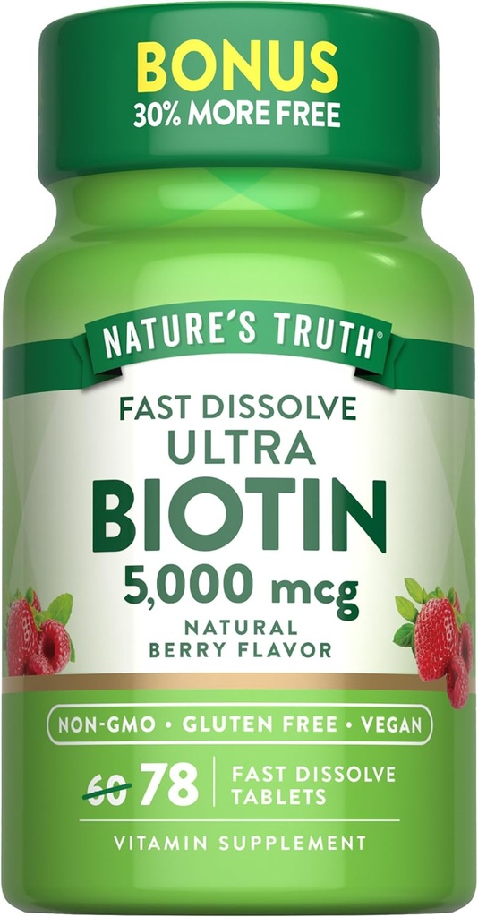 Nature's Truth Biotin 5000mcg 