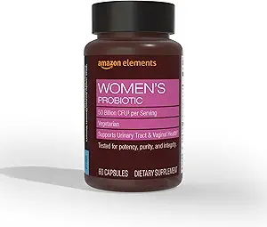 Kadın Probiyotik 50 milyar CFU, vejetaryen, Destekler Urinary Track ve Vaginal Health, 60 kapsül