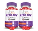 Justified Laboratories (2 Pack Ultra Quick Keto ACV Gummies Extreme 2000MG Ultraquick Chem Gummies Apple Cider Vinegar Formulated with Pomegranate Beet Juice B12 Vegan Non GMO 120 Gummys