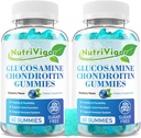 Γλυκοζαμίνη Chondroitin Gummies, Πρόσθετη ενίσχυση από κοινού συμπλήρωμα υποστήριξης με MSM & Elderberry, Κοινό συμπλήρωμα υποστήριξης για ενήλικες, άνδρες και γυναίκες, Blueberry Flavor, 120 Count