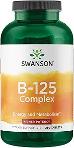 Swanson Vitamin B-125 Kompleks 250 Tabs