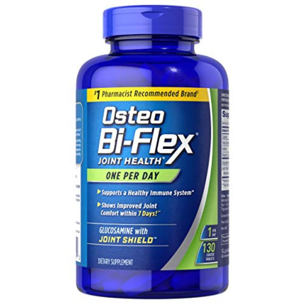 Osteo Bi-Flex Glucosamine D vitamini ile, One Per Day By Osteo Bi-flex, Ortak Sağlık,130 Kaplamalı Tabletler, 130 Kont