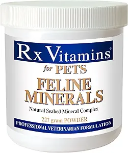 Rx Vitamins Feline Minerals - Mineral Tozlu, Magnezyum, Pyum, ve Taurin Kediler için - Cat Dental Care Plus Immune Support - 8 ozzune Support - 8 ozz