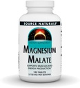 Source Naturals Magnezyum Malate - 3750 mg Oda başına - Magnezyum Malic Acid Supplement - 180 Tabletler