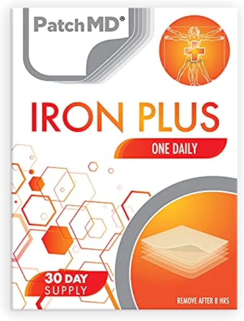 PatchMD – Iron Plus Topical Patches - 30 Gün Supply