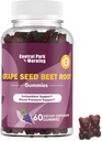 Σταφύλια Σπόροι σόγιας Ενεργειακά Gummies, Nitric Oxide and Blood Pressure Support, Grape Seed Extract & Non-GMO Beet Root Gummies, Grape Flavor