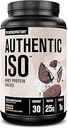 Jacked Factory Authentic ISO Grass Fed Whey Protein Isolate Toz - Low Carb, Non-GMO Muscle Building Protein w/No Fillers, Post Workout Recovery, Cookies & Cream