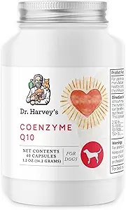 Dr. Harvey Συνένζυμο Q10 - Καρδιά & Καρδιαγγειακά Συμπληρώματα Υποστήριξης για Σκύλους, 60 Κάψουλες
