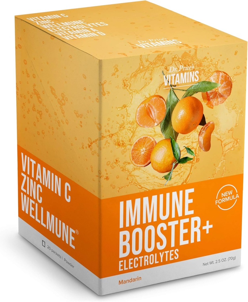 Ανοσολογική Υποστήριξη + Ηλεκτρολύτες 1000mg Βιταμίνη C, Ψευδάργυρος & Χρώμιο 