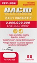 Bacid Daily Probiotic με Bacillus Coagulans, 50 Count, Digestion συμπλήρωμα για τη βελτίωση της περιστασιακής δυσκοιλιότητας