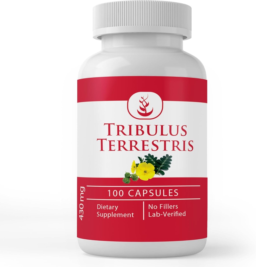 PURE ORIGINAL INGREDIENTSulus Trib Terrestris (100 Capsules) Her zaman Pure, No Wordss Or Fillers, Lab