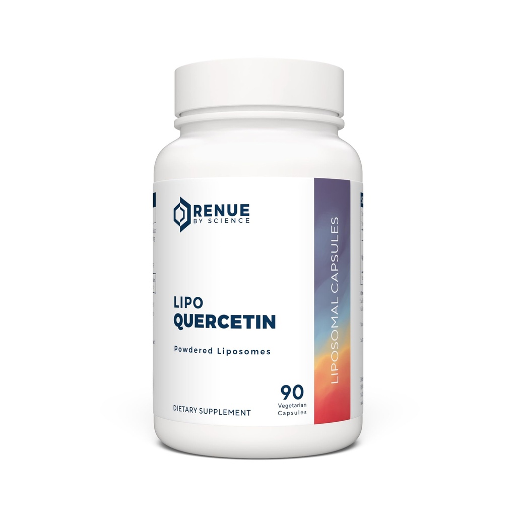 Renue By Science Quercetin | High Strength Liposomal Quercetin Supplements | 90 Quercitin Capsules - 150 mg Quercetin in the USA & Third-Party Tested