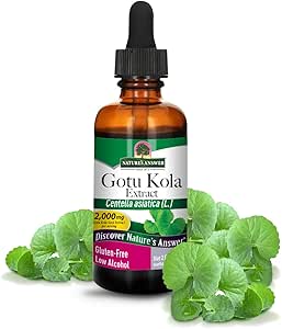 Απάντηση της φύσης Gotu Kola Herb με οργανικό αλκοόλ, 2-Fluid Ουγγιά