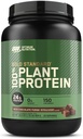 Optimum Beslenme Altın Standardı% 100 Bitki bazlı Protein Toz, Gluten Free, Vegan proteini Kas Destek ve Kurtarma için Amino asitler - Zengin Çikolata Fudge, 20 Hizmet (Pazar Mayıs Vary)