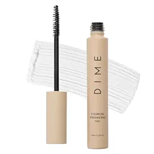 DIME Beauty Eyebrow Enhancing Gel, Clear Eyebrow Gel'u Fuller, Tier, Güçlü Brows, 0.20 oz / 6 mL