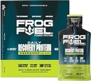 Frog Fuel Power Energized protein Shot, 15g protein Nano-Hydrolyz Grassed Fed Collagen, 120 mg Caffeine, Fat & Sugar Free, 22 Amino Asits, 0 Carbs, Berry, 1 oz Packets, 24 Pack