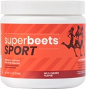 HumanN SuperBeets Sport Endurance Pre Workout Toz, Nitrik Çimento Tamam, NSF sertifikalı, Stimulant & Caffeine Free, Beet Root, Wild Cherry, 20 Servisler