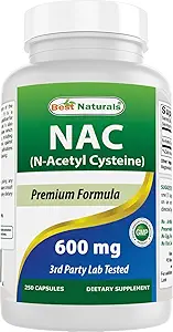 En İyi Doğallar NAC N-Acetyl-Cysteine 600 mg 250 Capsules