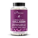 Move & Glow Collagen Pills for Women & Men - Vegetarian Multi-Collagen (Type I-V-X) 9 Plant bazlı Superfoods for Skin Health & Ortak Destek - Biotin, C vitamini, Vitamin E, 60 Vegetarian Capsules