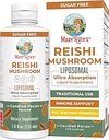 MaryRuth Organics Reishi Vegan Mushroom Supplement | Ultra Abpole Liposomal | Immune Support with 200 mg Beta-Glucans, Vegan | Full Spectrum Reishi Mushrooms Fruiting Body | 7.6 oz,
