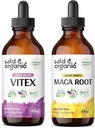 Άγρια & οργανικά Vitex Βάμμα 4 fl oz & Maca Ρίζα Βάμμα 4 fl oz