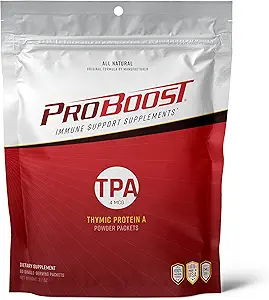 4 McG Thymic Protein A (TPA) Powder Packets - All Natural, Non-GMO, Immune Regulation and Support Supplement - 60 Packets, 4 McG TPA/Serving