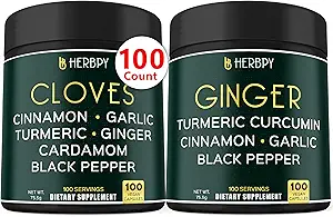 Bundle 7in1 συμπλήρωμα γαρίφαλα & 5in1 συμπλήρωμα Ginger