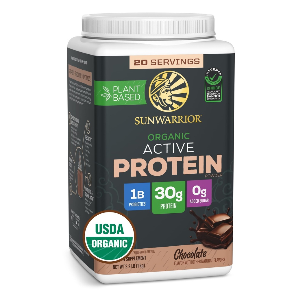 Sunwarrior Organic Plant Based Protein Powder 