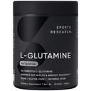 Sports Research® L-Glutamine - Workout Recovery, Immune Health & Gut Health Support - 5 G Per Servis - 10.58 Oz Oz