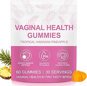 Premium Feminine Balance Gummies, Pineapple Gummies for Women PH, Vital Vaginal Probiyotiks Source Feminine Gummy for Women of All Ages