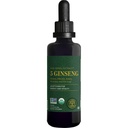 Global Healing Center - Ginseng - Organik Raw Herbal Extract - Sıvı Panax Supplement Drop Energy - Koreli ve Sibirya DJ Supplement, Maca, Ashwagandha - Non-GMO - 2 Fl Oz Oz